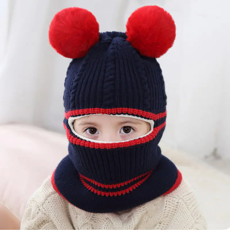 Baby Winter Scarf and Hat Set