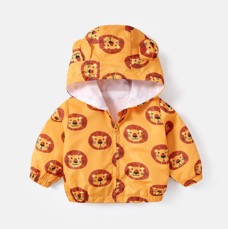 Cartoon Fleece Baby Jacket for Boys - Fall/Winter Wear