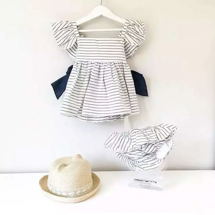 Girls' Striped Dress