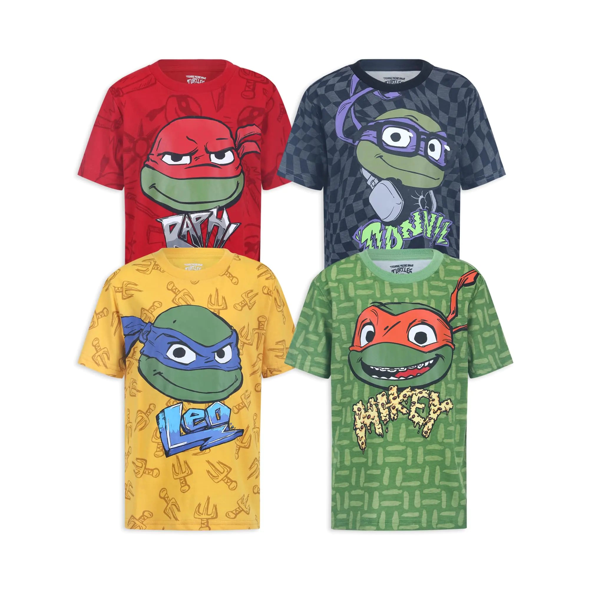 Nickelodeon TMNT 4-Pack Boys' Tees