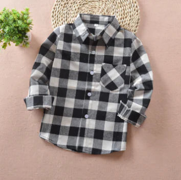 Boys' Checkered Shirt