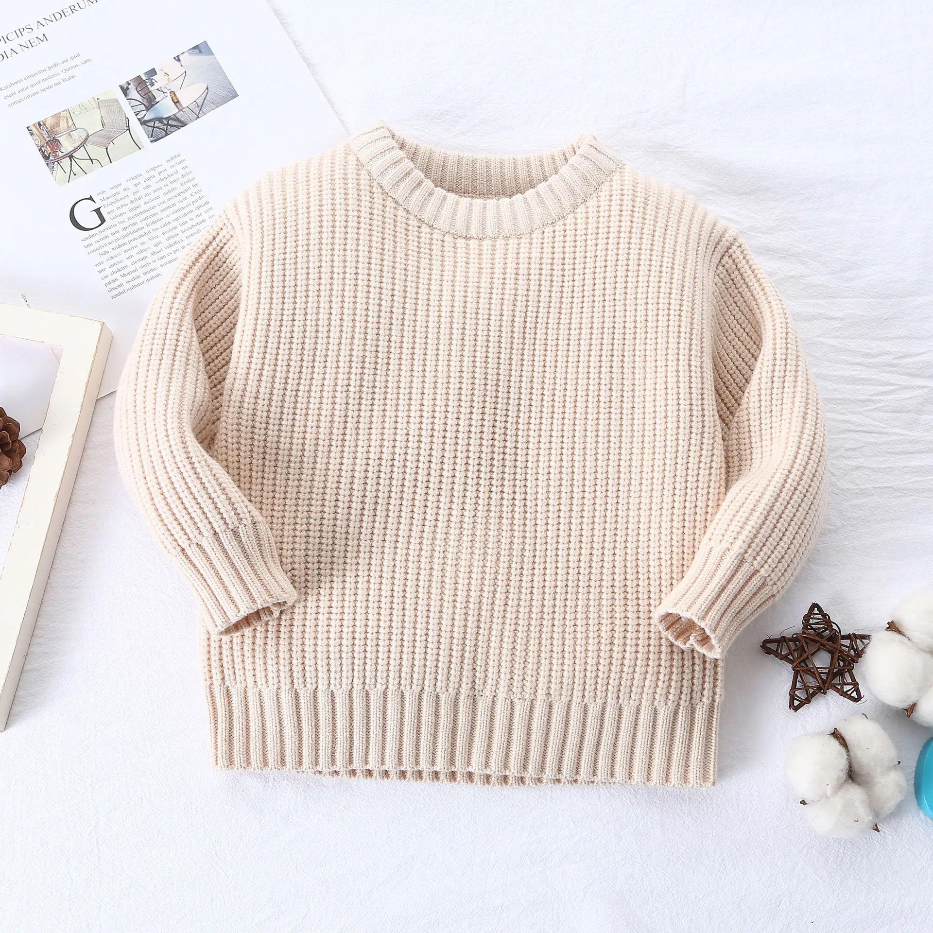 Cozy Toddler Knit Sweaters (0-6 Years)