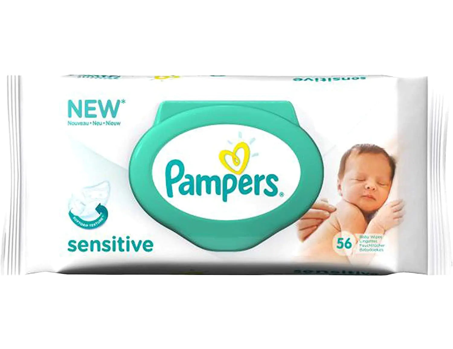 Pampers Sensitive 56 Baby Wipes