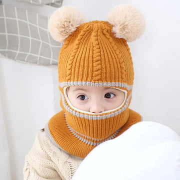 Baby Winter Scarf and Hat Set