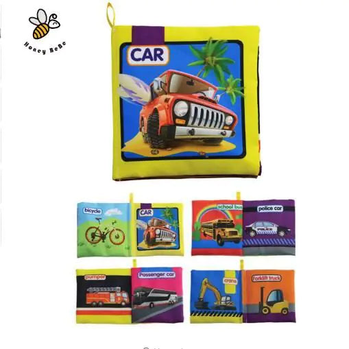 Baby English Fabric Book for Early Education and Learning