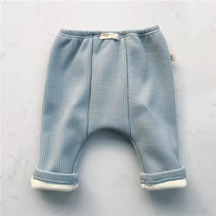 Autumn Baby Casual Threaded Elastic Leggings