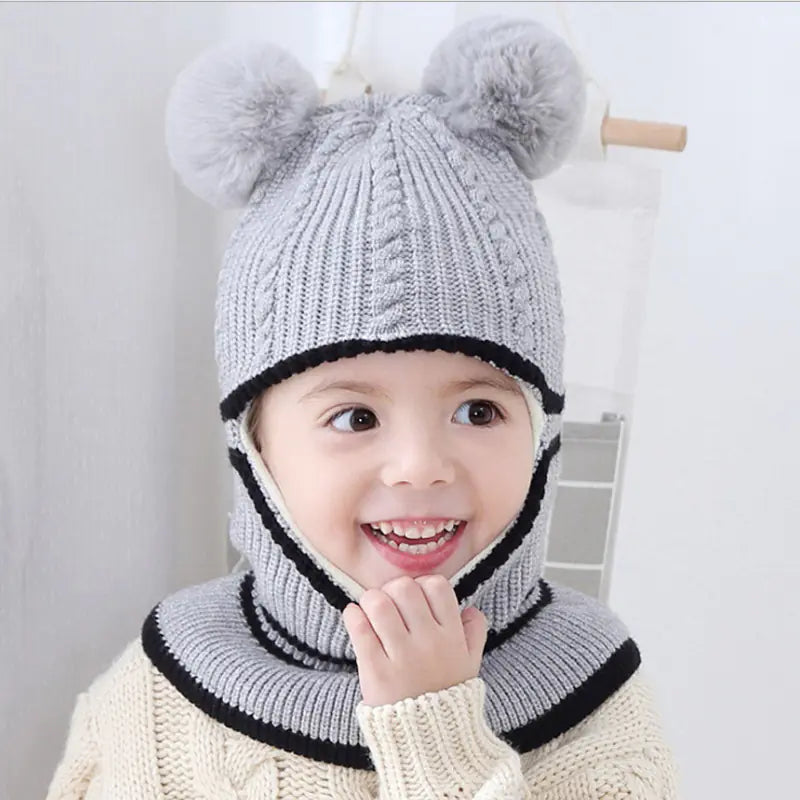 Baby Winter Scarf and Hat Set