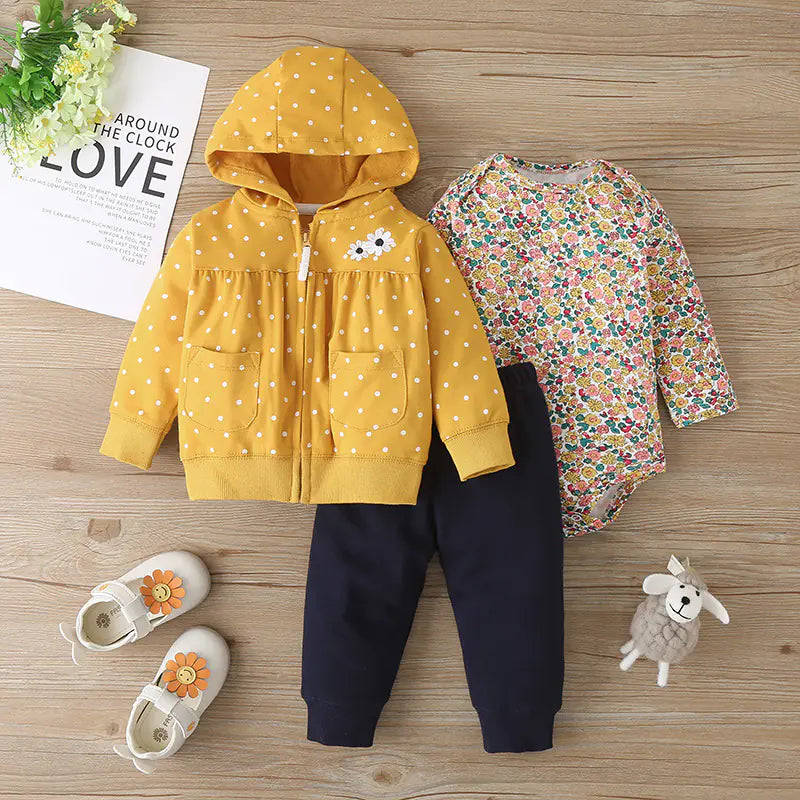 New Baby Kids Outfit Set with Hoodie