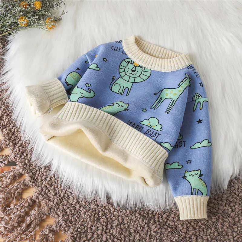 Cashmere Baby Sweater for Girls - Autumn & Winter