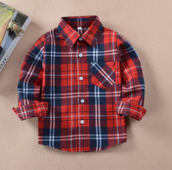 Boys' Checkered Shirt