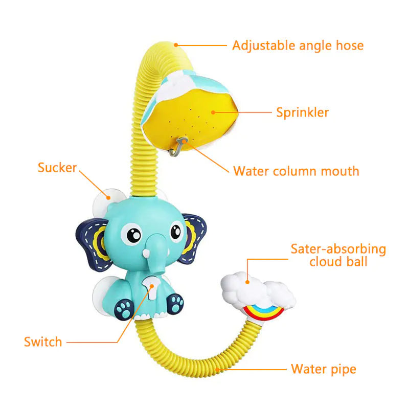 Elephant Water Fun Bath Toy