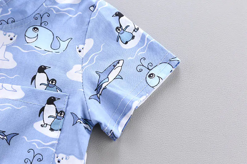 2020 Summer Korean Style Boys' Baby Clothing Set