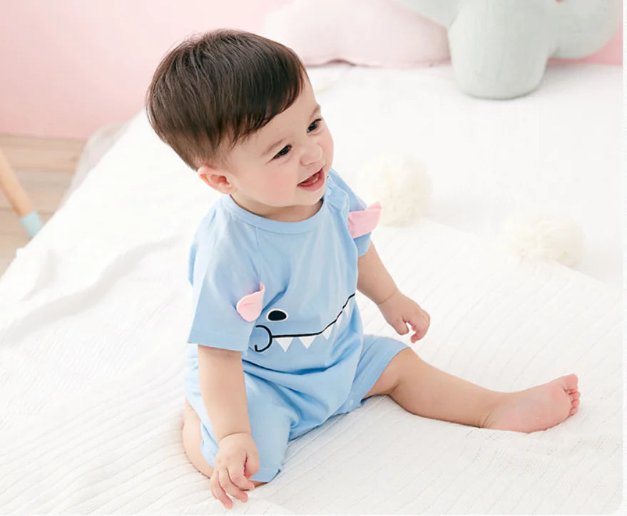 Boys' Summer Cotton Romper - Korean Trend