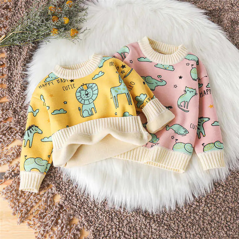 Cashmere Baby Sweater for Girls - Autumn & Winter