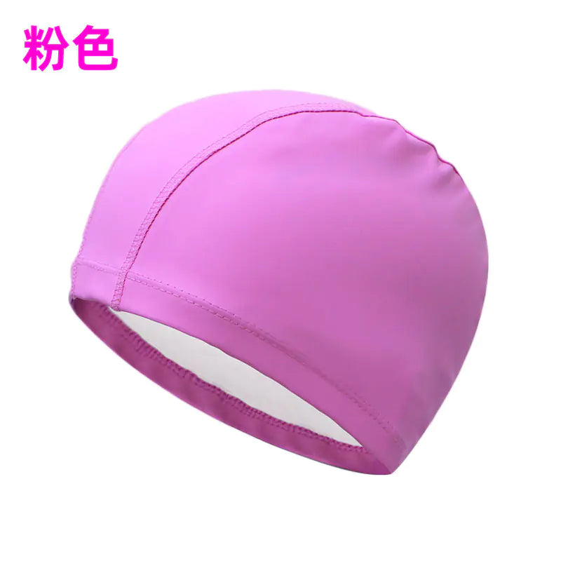 Kids PU Swim Cap with Goggles Set for Boys and Girls