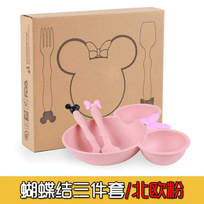 Kids' Eco-Friendly Cartoon Dining Set