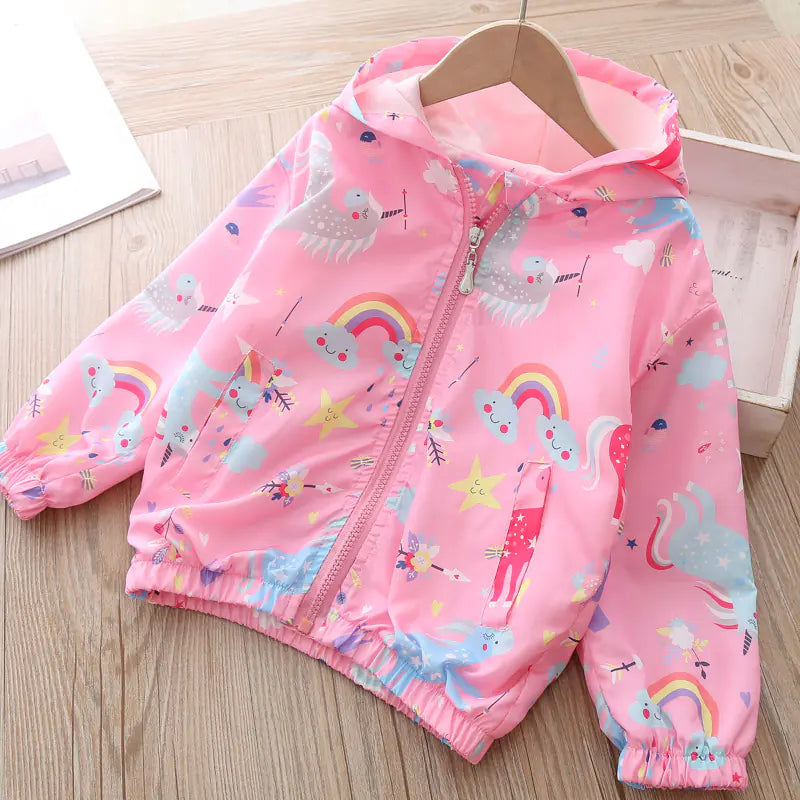 Children's Spring and Summer Graffiti Jackets