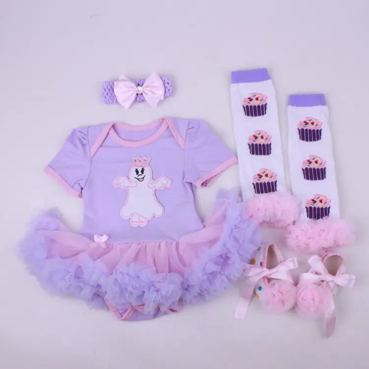 Infant Skeleton Halloween Costume Set