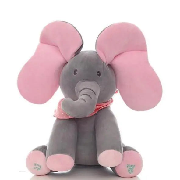 Melodic Elephant Plush Toy