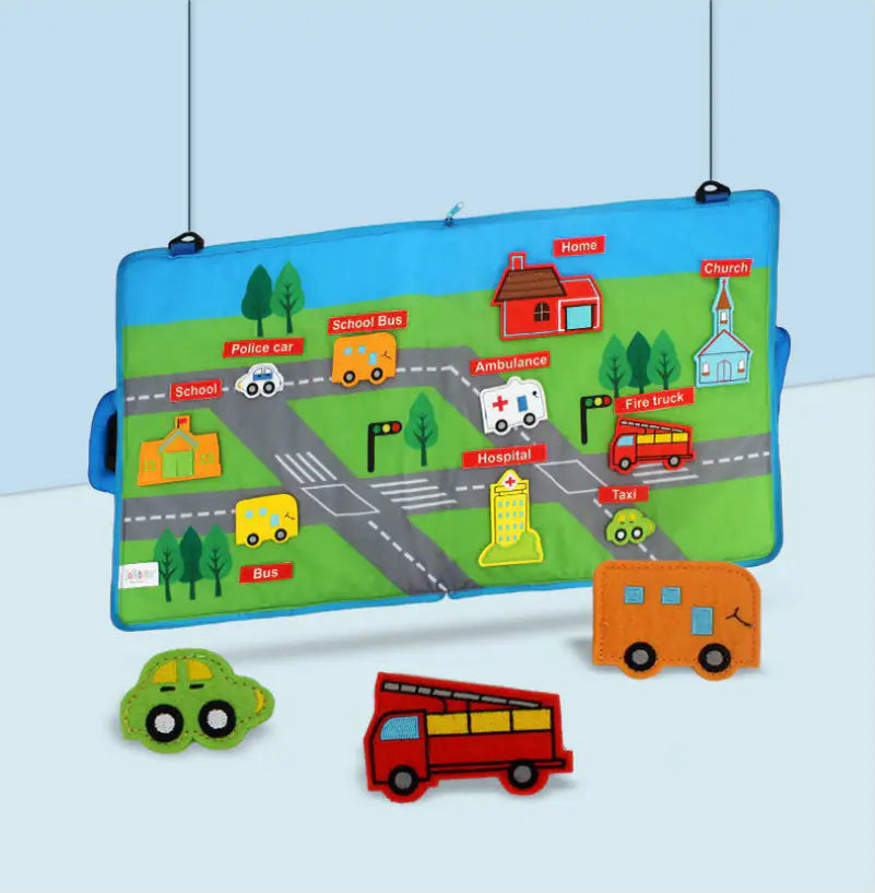 Baby Early Education Animal Fabric Book for Parents