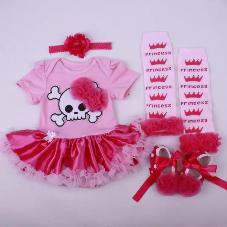 Infant Skeleton Halloween Costume Set