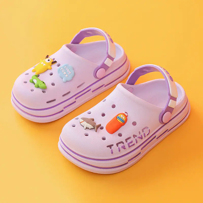 Dino Delight Kids' Summer Clogs