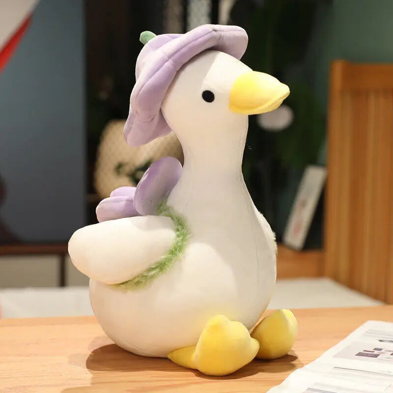 CuddleBuddy Velvet Duck Plush - Portable Travel Size