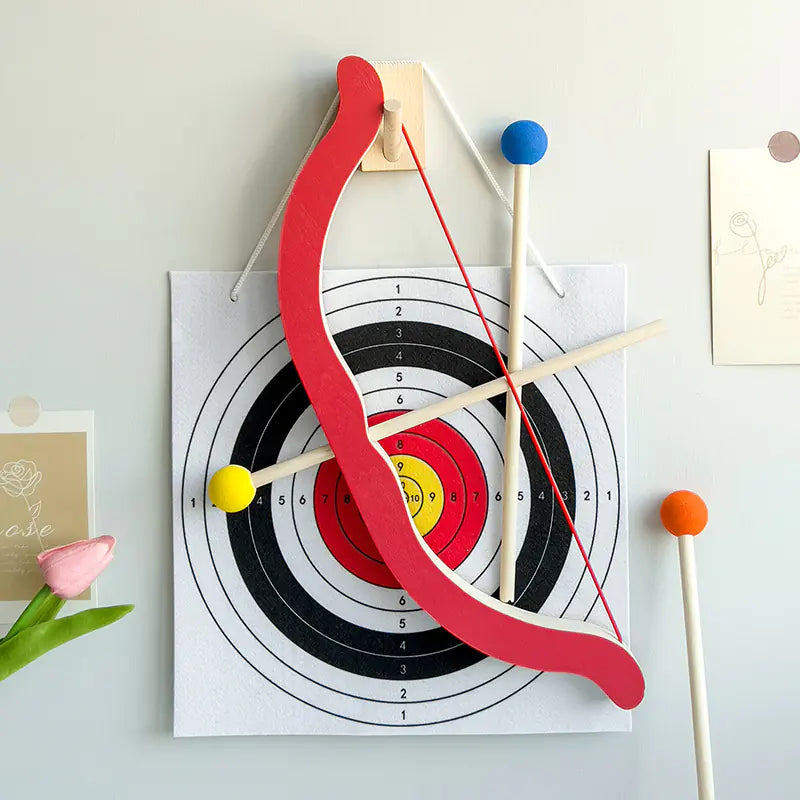 Indoor Archery Target Wall Game for Kids (Interactive Toy)