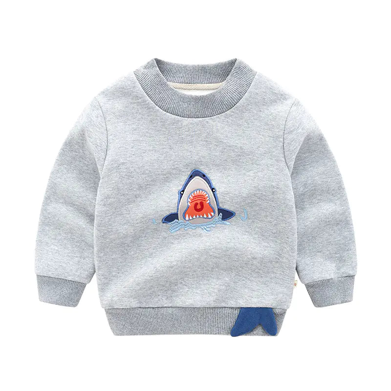 Korean Boys' Cashmere Pullover Sweatshirt