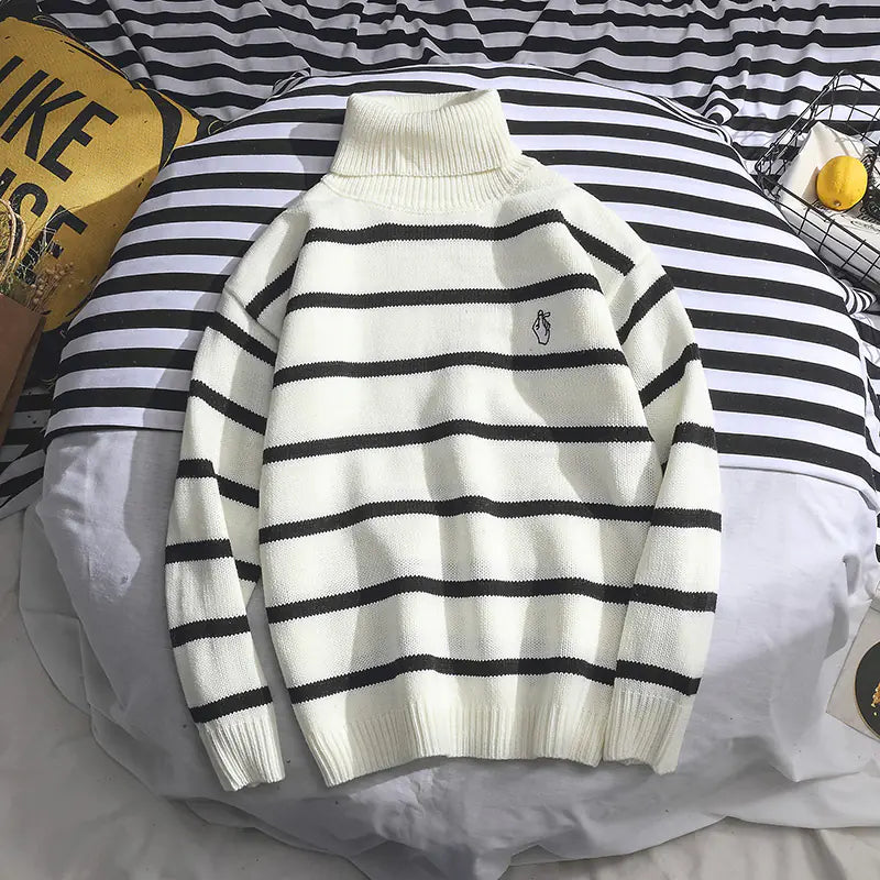 Men's and Boys' Trendy Turtleneck Sweaters for Fall/Winter